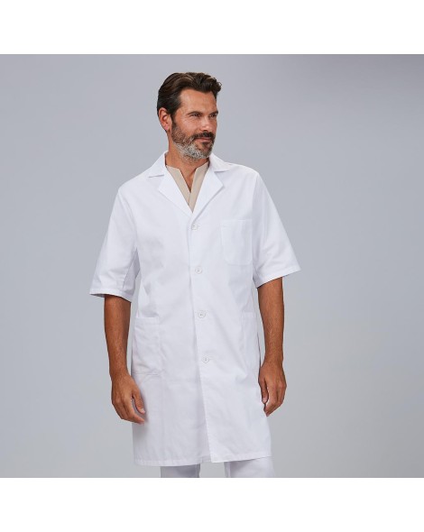 BATA LABORATORIO BLANCA UNISEX MANGA CORTA