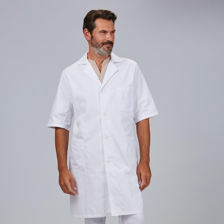 BATA LABORATORIO BLANCA UNISEX MANGA CORTA