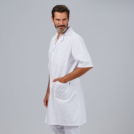 BATA LABORATORIO BLANCA UNISEX MANGA CORTA