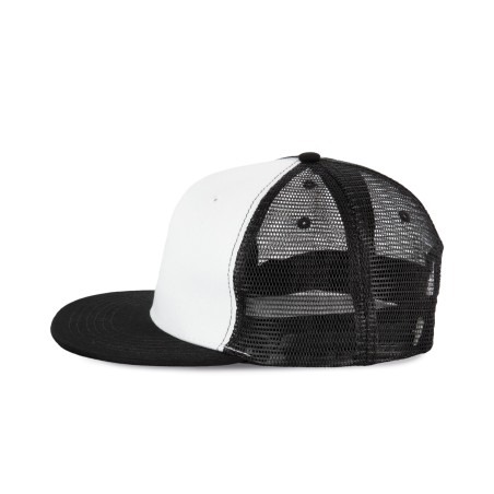 Trucker flat peak cap - 6 panels