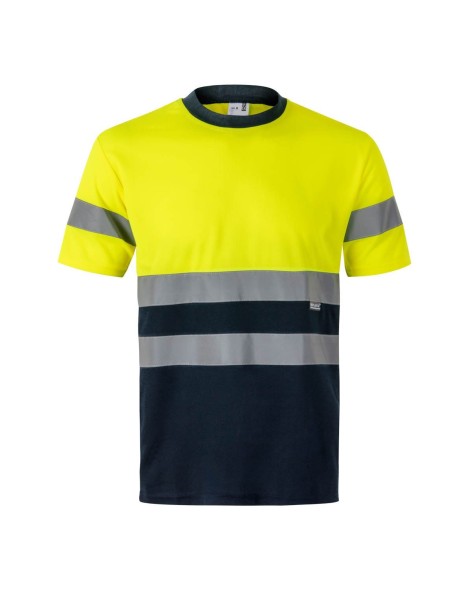 CAMISETA DE TRABAJO REFLECTANTE M/C BICOLOR