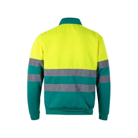 SUDADERA DE TRABAJO CON BANDAS REFLECTANTES