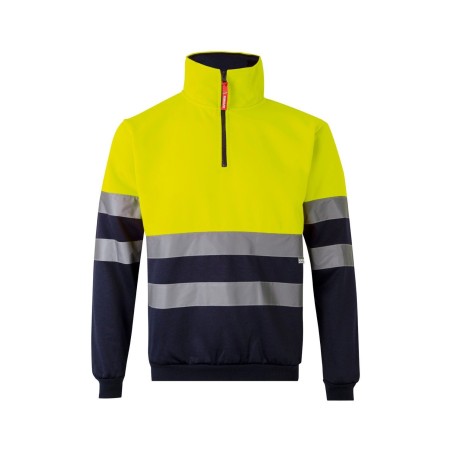 SUDADERA DE TRABAJO CON BANDAS REFLECTANTES
