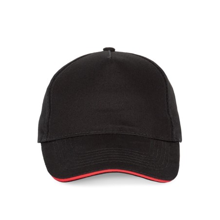 Gorra con sandwich contrastado 5 paneles