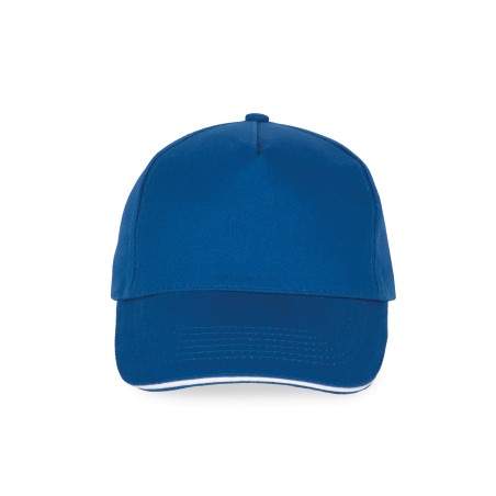 Gorra con sandwich contrastado 5 paneles