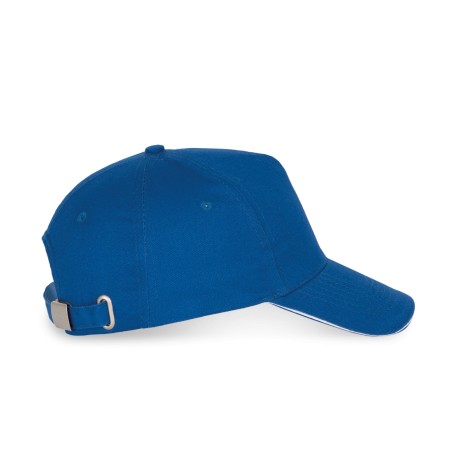 Gorra con sandwich contrastado 5 paneles