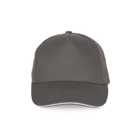 Gorra con sandwich contrastado 5 paneles