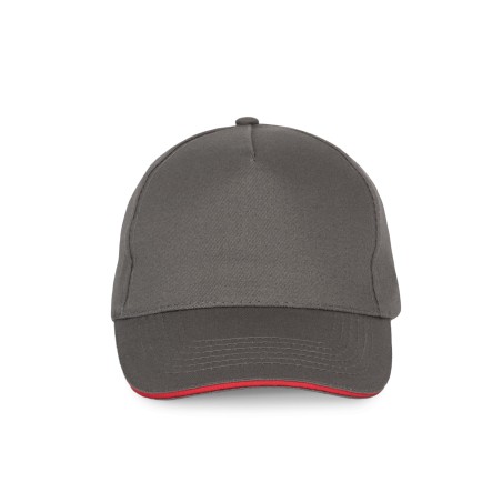 Gorra con sandwich contrastado 5 paneles