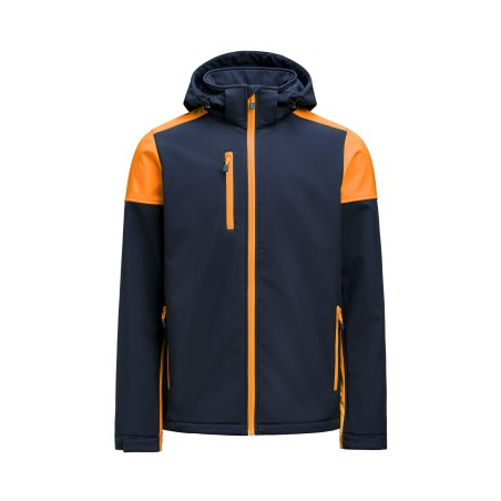 Chaqueta softshell bicolor
