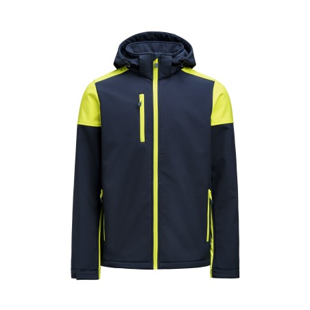 Chaqueta softshell bicolor