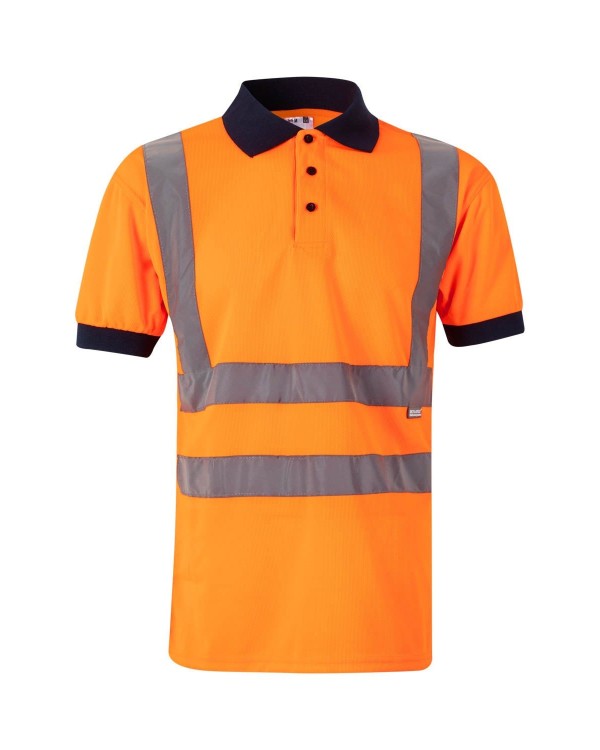 POLO AV REFLECTANTE MANGA CORTA