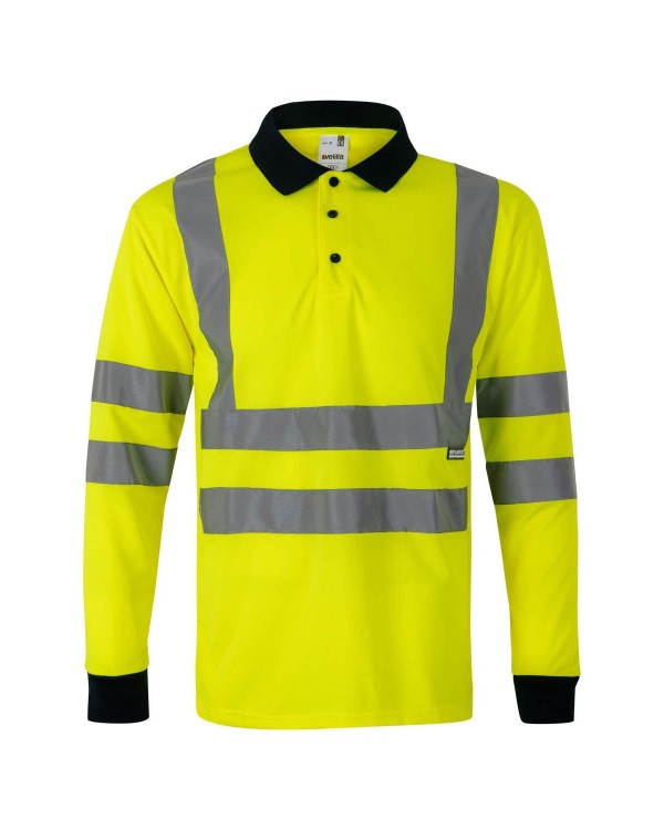 POLO REFLECTANTE MANGA LARGA ALTA VISIBILIDAD