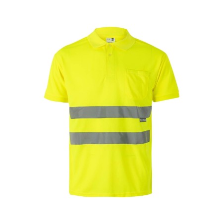 POLO DE ALTA VISIBILIDAD MANGA CORTA REFLECTANTE