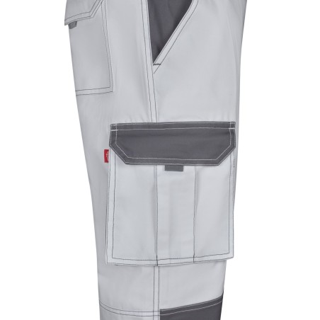 Pantalón rodilleras multibolsillos bicolor elástico