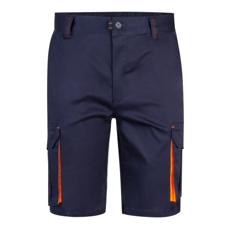 PANTALÓN LABORAL CORTO VERANO BICOLOR ELÁSTICO