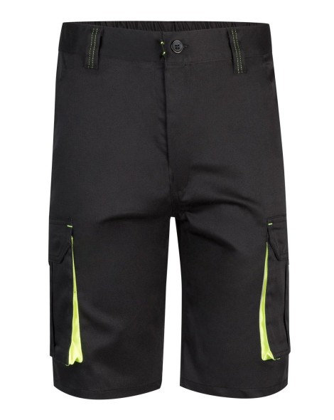 PANTALÓN LABORAL CORTO VERANO BICOLOR ELÁSTICO