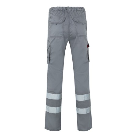 PANTALÓN CON BANDAS REFLECTANTES STRETCH MULTIBOLSILLOS