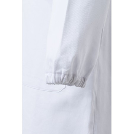 BATA DE LABORATORIO 100% ALGODÓN CON PUÑO DE GOMA
