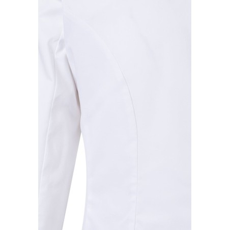 BATA DE LABORATORIO CORTA DE MUJER MANGA LARGA