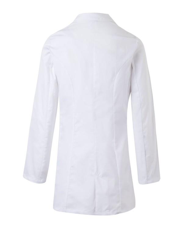 BATA DE LABORATORIO CORTA DE MUJER MANGA LARGA 2