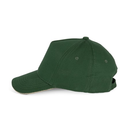 Gorra para niño con sándwich contrastado - 5 paneles