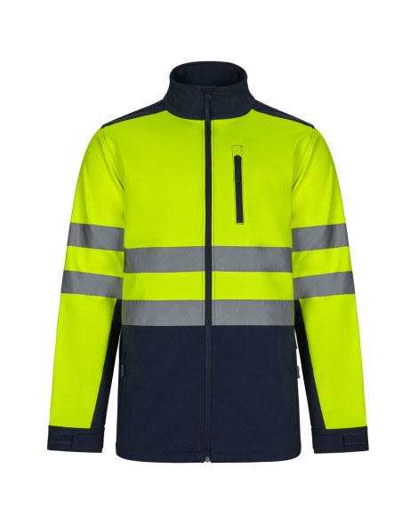 Chaqueta softshell bicolor