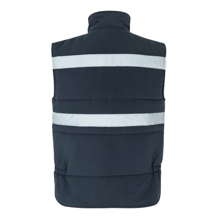 CHALECO CINTAS REFLECTANTES ACOLCHADO MULTIBOLSILLOS