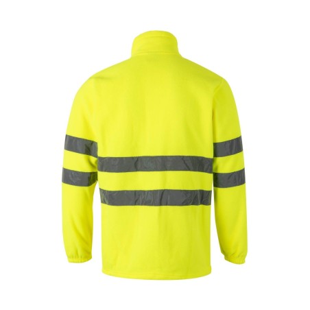 CHAQUETA POLAR ALTA VISIBILIDAD BANDAS REFLECTANTES