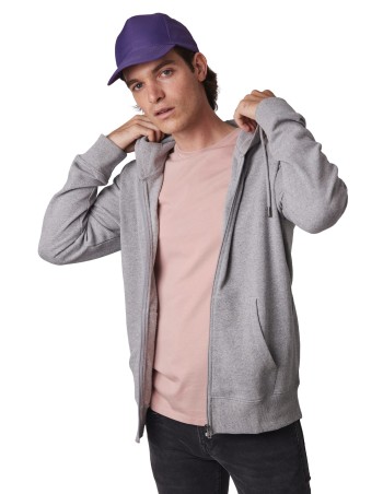 Sudadera alta visibilidad media cremallera
