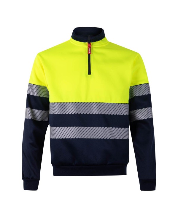 copy of Sudadera alta visibilidad media cremallera