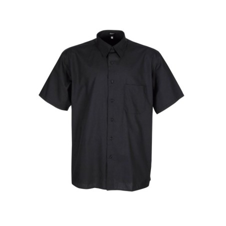 CAMISA NEGRA MANGA CORTA
