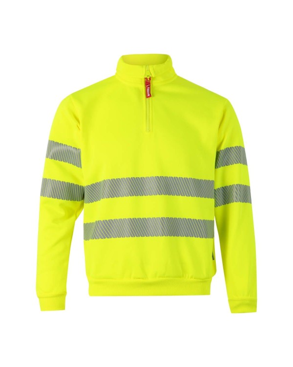 copy of Sudadera alta visibilidad media cremallera