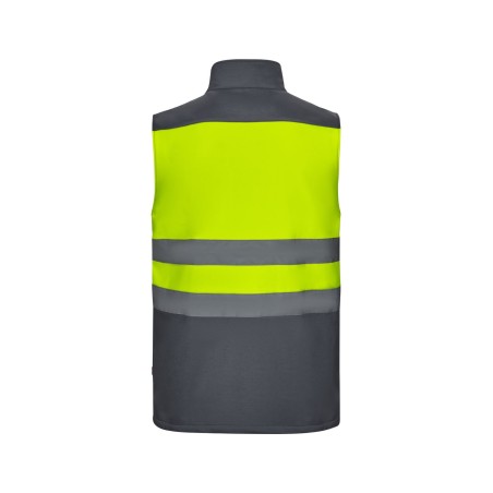 Chaleco av softchell bandas reflectantes