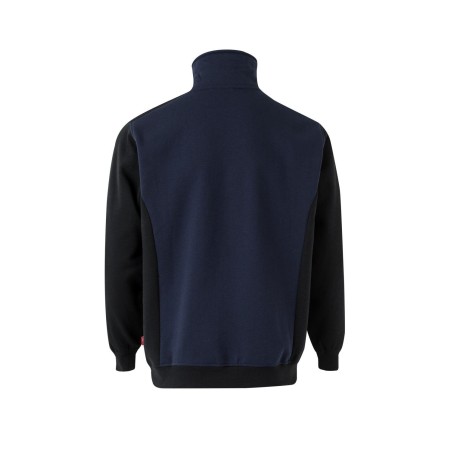 SUDADERA MEDIA CREMALLERA BICOLOR CONSTRASTES