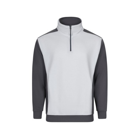 SUDADERA MEDIA CREMALLERA BICOLOR CONSTRASTES