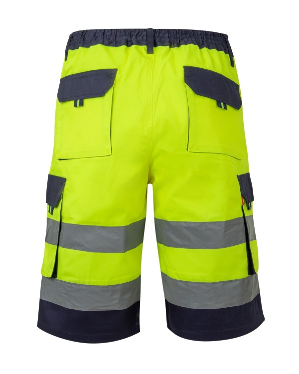 Pantalón AV corto multibolsillos bicolor 2