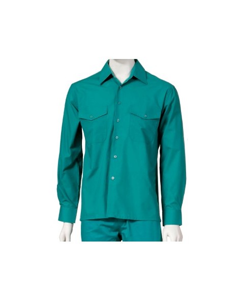 CAMISA MANGA LARGA BOLSILLOS 