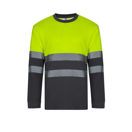 CAMISETA AV BICOLOR MANGA LARGA