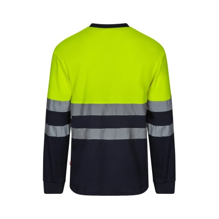 CAMISETA AV BICOLOR MANGA LARGA