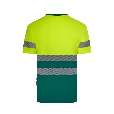 CAMISETA AV BICOLOR M/C BANDAS SEGMENTADAS