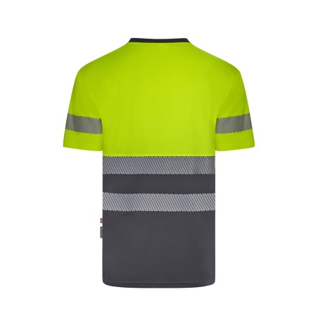 CAMISETA AV BICOLOR M/C BANDAS SEGMENTADAS