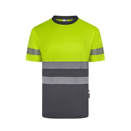 CAMISETA AV BICOLOR M/C BANDAS SEGMENTADAS