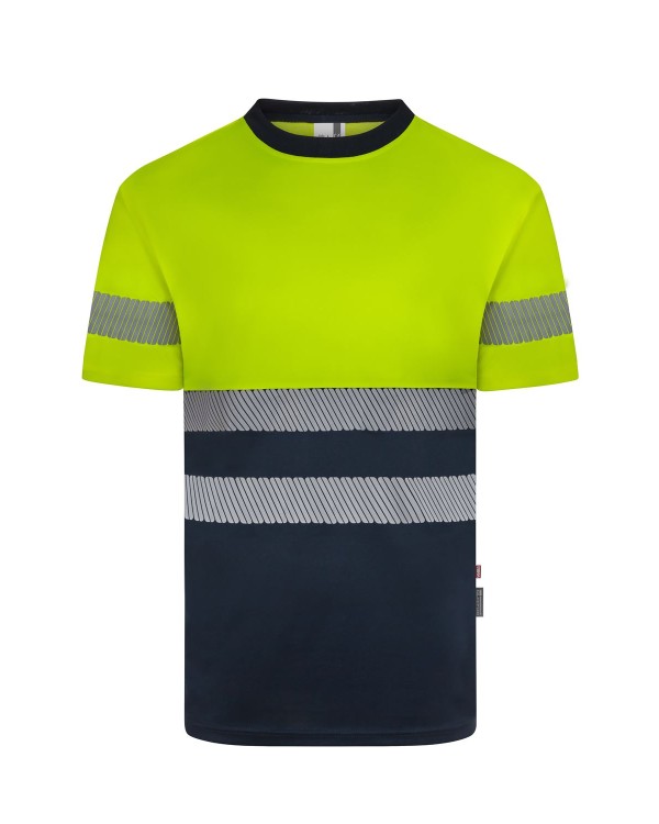 CAMISETA AV BICOLOR M/C BANDAS SEGMENTADAS