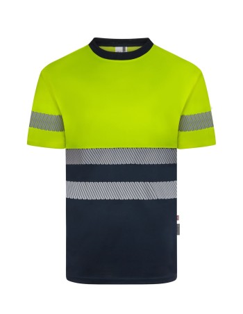 CAMISETA AV BICOLOR M/C BANDAS SEGMENTADAS