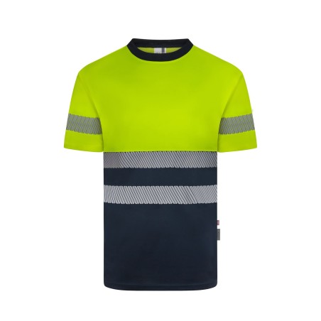 CAMISETA AV BICOLOR M/C BANDAS SEGMENTADAS