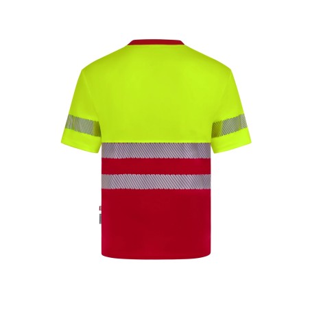 CAMISETA AV BICOLOR M/C BANDAS SEGMENTADAS