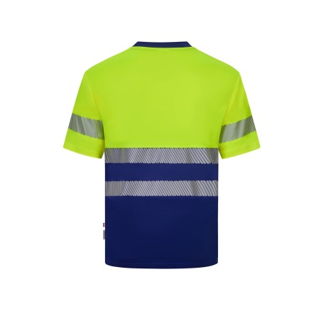 CAMISETA AV BICOLOR M/C BANDAS SEGMENTADAS