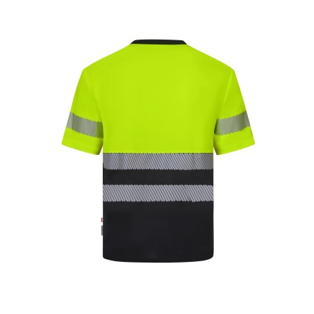 CAMISETA AV BICOLOR M/C BANDAS SEGMENTADAS