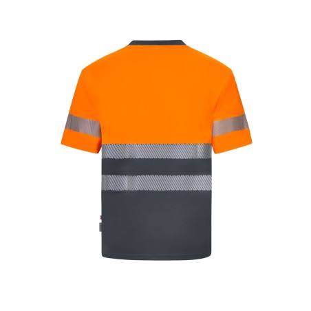 CAMISETA AV BICOLOR M/C BANDAS SEGMENTADAS