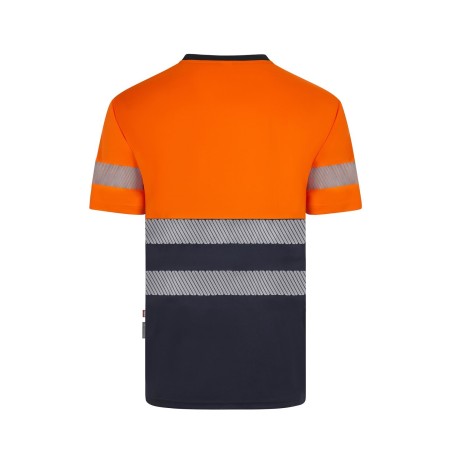 CAMISETA AV BICOLOR M/C BANDAS SEGMENTADAS